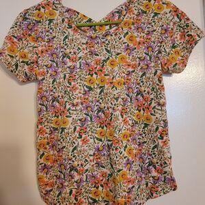 Multicolor Floral Top